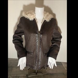 Cripple Creek Leather Zip Up Jacket